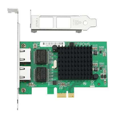 Intel 82575 controller based dual port gigabit PCI Express X1 ethernet adapter