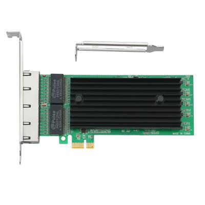 Intel 82576 4 ports gigabit PCI Express x1 quad port PCIe network interface card NIC