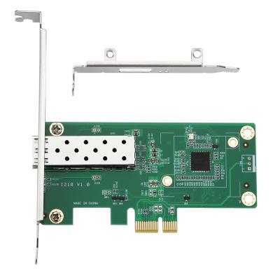 PCI-E x1 Fiber Optical Ethernet Card Gigabit SFP Network Adapter With Intel I210 Chip