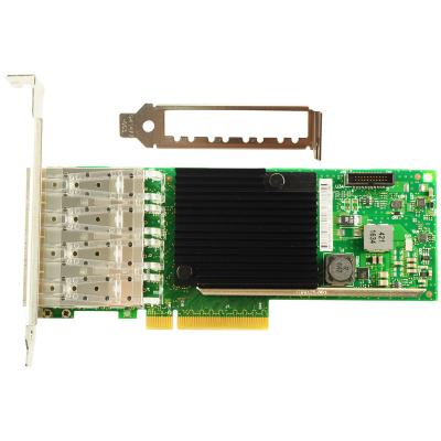 10 Gigabit 4x SFP+ PCI Express x8 Fiber Optical Ethernet Converged Network Adapter X710 DA4