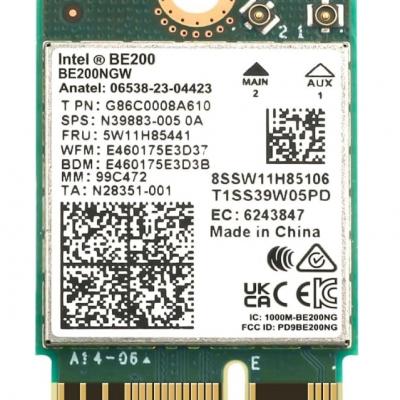 Intel BE200 Wireless Wifi 7 Card Bluetooth 5.4 802.11AX Tri-Band M.2 NGFF Network Adapter