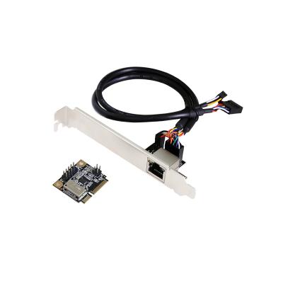 10/100/1000Mbps RJ45 Wired Network Interface Card Mini PCIE Ethernet Adapter