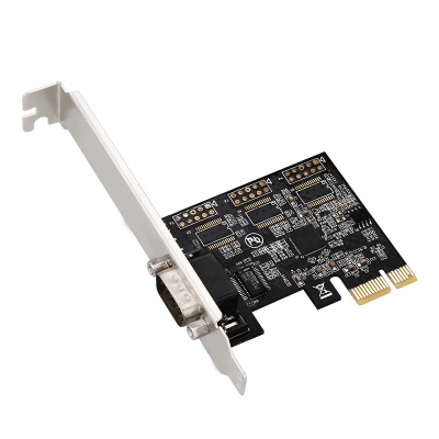 PCIe RS232 DB9 Serial Port Expansion Card with ASIX AX99100 Chip