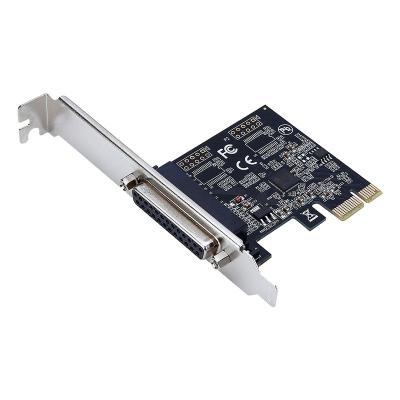 Asix 99100 Chipset 1-Port Parallel PCIe Controller Adapter PCI Express DB25 LPT Printer Card