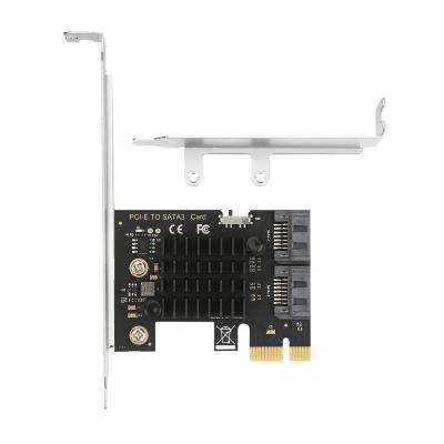 2 Port SATA III PCI-e 2.0 x1 Controller Card Asmedia ASM1061 Non-Raid